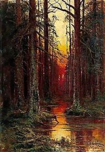 Woodland scene Woodland scene