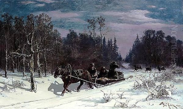 Hunting wolves - view 1