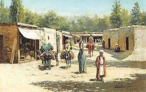 Market day by Richard Karlovich Zommer