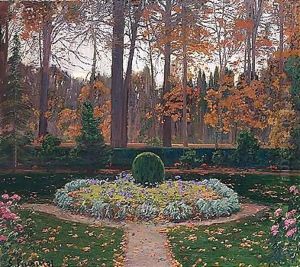 Jardines De Aranjuez, Otono (Gardens Of Aranjuez, Autumn) by Santiago Rusinol i Prats