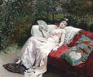 La Siesta (The Siesta) by Raimundo de Madrazo y Garreta