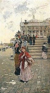 La Venditrice Di Fiori, Venezia (Flower Seller, Venice)