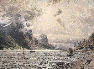 Fjord Landscape by Adelsteen Normann