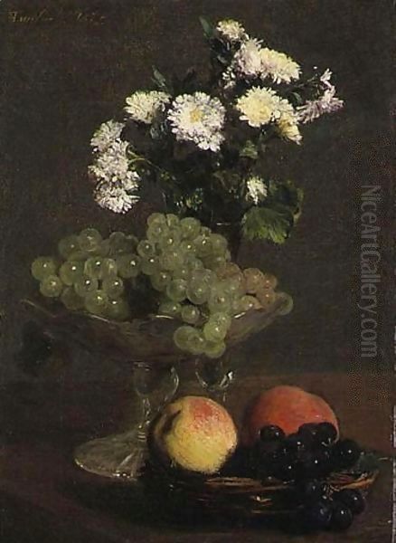 Nature Morte, Fleurs Et Fruits - view 1