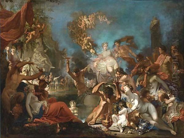 A Bacchanale Scene - view 1