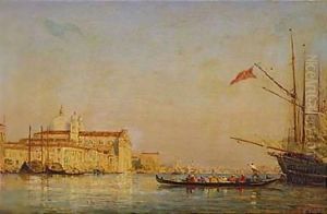 The Giudecca, Venice by Felix Ziem