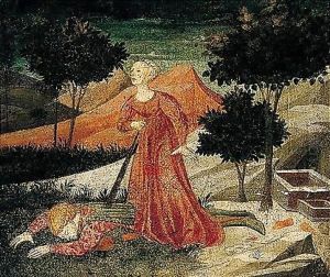 Pyramus And Thisbe by Apollonio di Giovanni