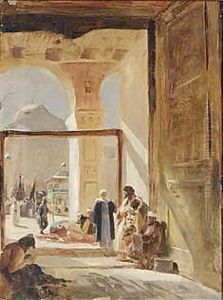 The Forecourt Of The Great Mosque, Damascus