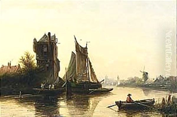 A River Landscape In Summer 2 - view 1