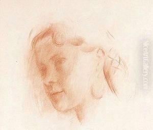 Portrait of a lady by Edgar Degas
