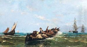 Off To Shore by Constantinos Volanakis