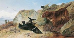 Gun Dogs And Blackgame by Richard Ansdell