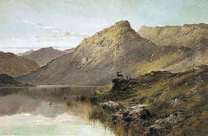 In The Wilds O' Aberdeen by Alfred de Breanski