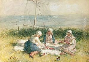 Strawberries And Cream by Robert Gemmell Hutchison