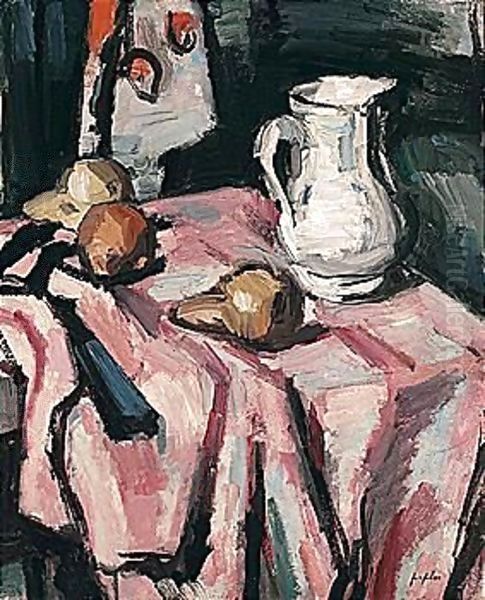 Still Life With A Jug And Fruit - view 1