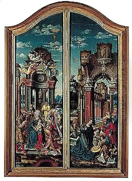 Altarpiece Inner And Outer Wings, Framed Together - view 1