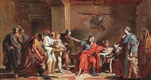 Curius Dentatus Refusing Gifts From The Samnites by Vincenzo Camuccini