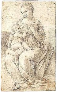 The madonna and child by Raphael