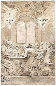The Last Supper 3 by (studio of) Rubens, Peter Paul