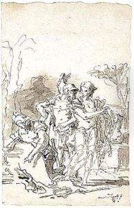 Rinaldo And Armida by Giovanni Domenico Tiepolo