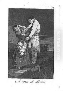 A caza de dientes by Francisco Goya Fuendetodos