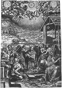 The nativity by Giorgio Ghisi