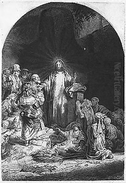 Christ with people - view 1