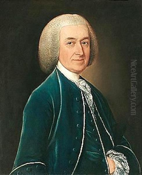 Portrait Of Christopher Griffith (D.1767), Of Winterborne, Gloucestershire - view 1