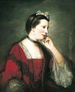 Portrait Of A Lady, Probably Lady Cathcart by Sir Joshua Reynolds