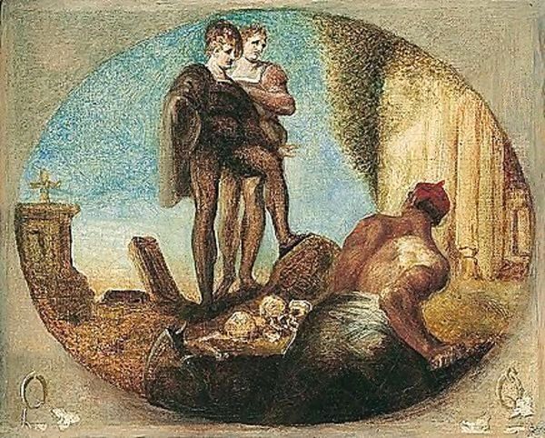 Hamlet, Horatio And The Grave Digger - Shakespeare, Hamlet, Act 5, Scene 1 - view 1
