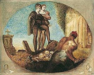 Hamlet, Horatio And The Grave Digger - Shakespeare, Hamlet, Act 5, Scene 1
