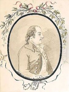 Portrait Of Dominic Serres (1722-1793) by Paul Sandby