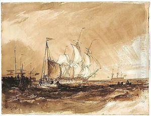 Shipping Off The Coast by Joseph Mallord William Turner