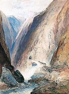 The Entrance To The Gorge Of Gondo, Simplon The Entrance To The Gorge Of Gondo, Simplon