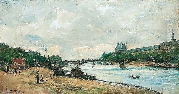 Paris, le pont des Saints-Peres - view 1