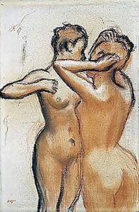 Female nude by Edgar Degas