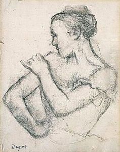 Portrait of a woman by Edgar Degas