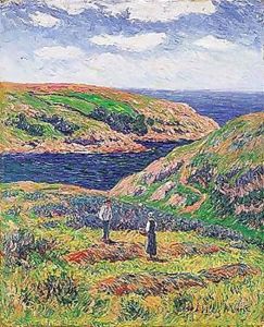 Landscape by Henri Moret