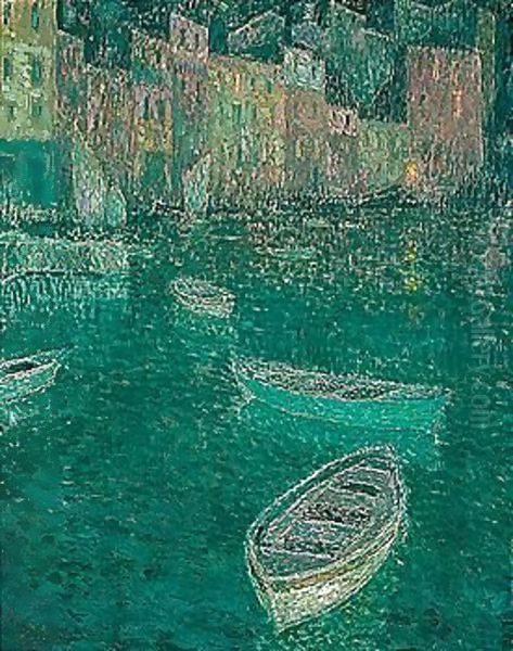 Clair de lune sur le port - view 1