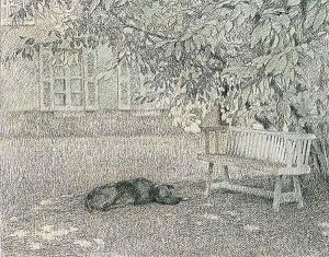 Le banc, Gerberoy