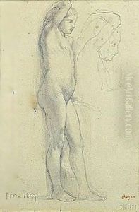 Etude de nu 3 by Edgar Degas