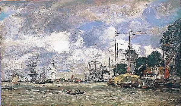 Anvers-bateaux sur l'escaut - view 1