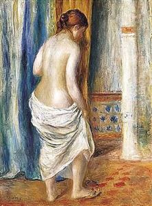 La Sortie Du Bain by Pierre Auguste Renoir