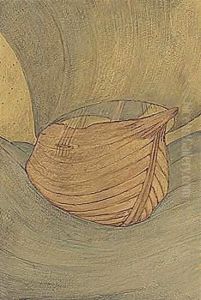 The Ship - Design In Three Tints Of Gold by Sir Edward Coley Burne-Jones