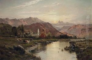 Valle Crucis Abbey, Vale Of Llangollen, North Wales