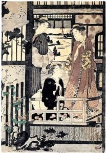 Mitate Sur Le Recit De Genji by Chobunsai Eishi