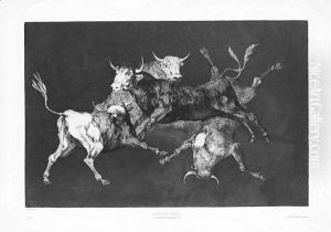 Disparate De Tontos by Francisco Goya Fuendetodos