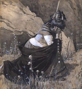 La Preghiera by Riccardo Pellegrini