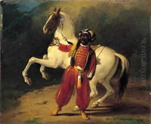 Il Domatore Arabo by Angelo Inganni