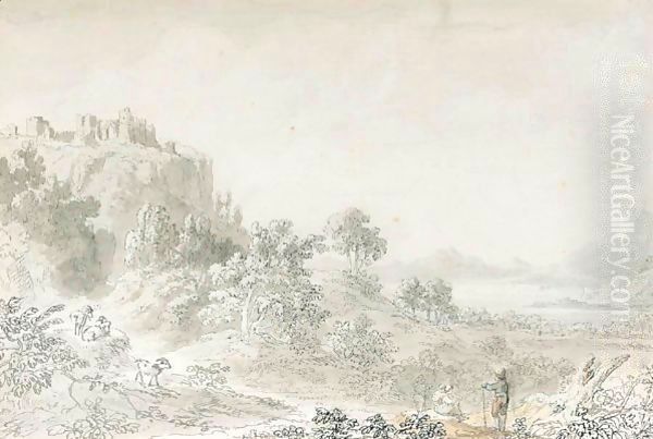 Lendscape with castle - view 1